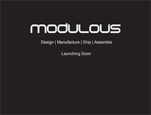 Tablet Screenshot of modulous.com